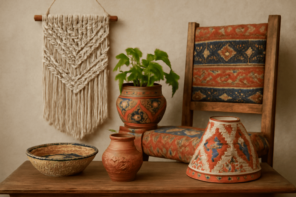 4. Ethnic Home Decor DIY Projects: Bring Creativity to Your Space