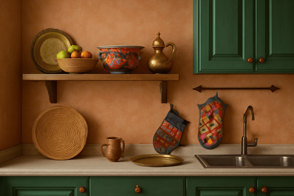 5. Ethnic Home Decor Kitchen: A Spice of Life