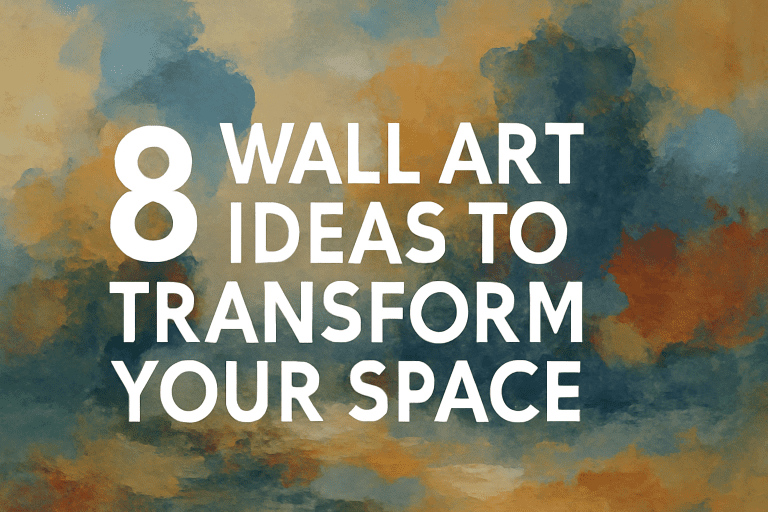 8 Wall Art Ideas to Transform Your Space