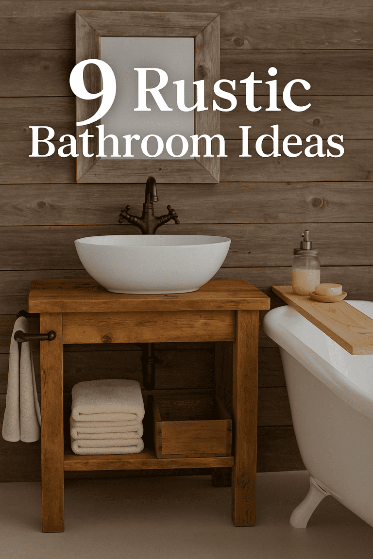 9 Rustic Bathroom Ideas to Create a Cozy, Timeless Retreat