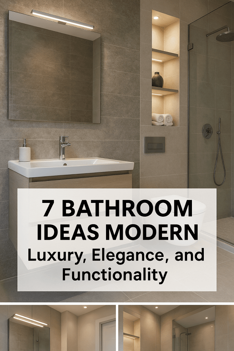 7 Bathroom Ideas Modern: Luxury, Elegance, and Functionality