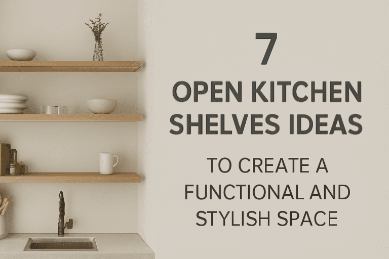 7 Open Kitchen Shelves Ideas to Create a Functional and Stylish Space