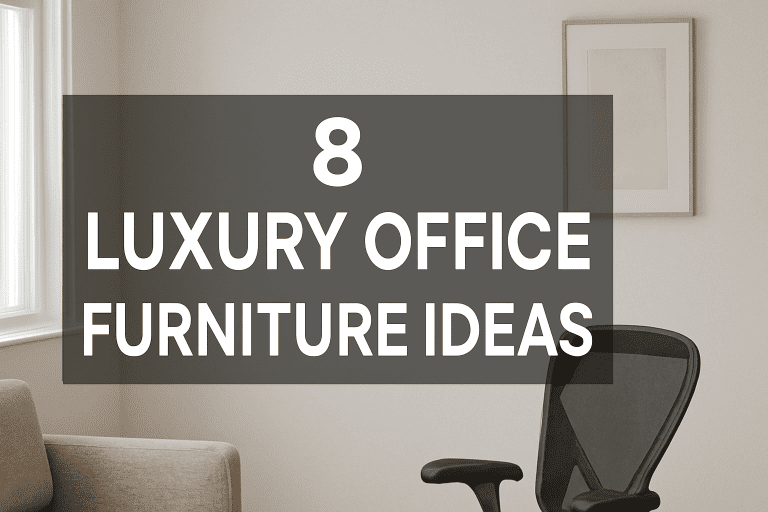 8 Luxury Office Furniture Ideas to Elevate Your Workspace