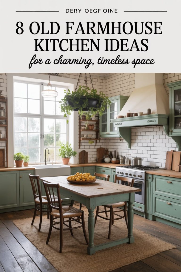 8 Old Farmhouse Kitchen Ideas for a Charming, Timeless Space