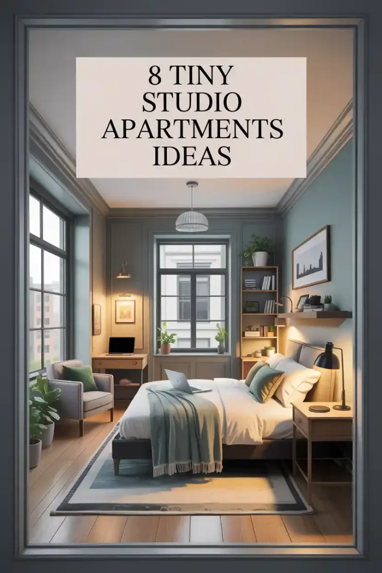 8 Tiny Studio Apartments Ideas to Maximize Every Inch