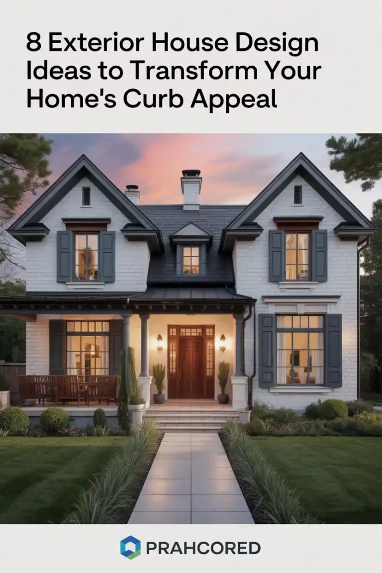 8 Exterior House Design Ideas to Transform Your Home’s Curb Appeal