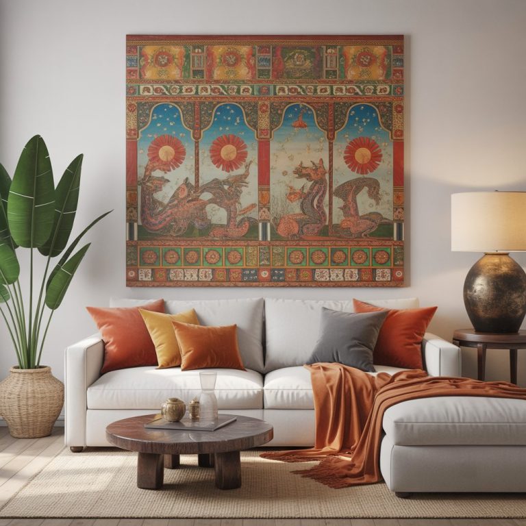 9 Big Wall Paintings for Living Room