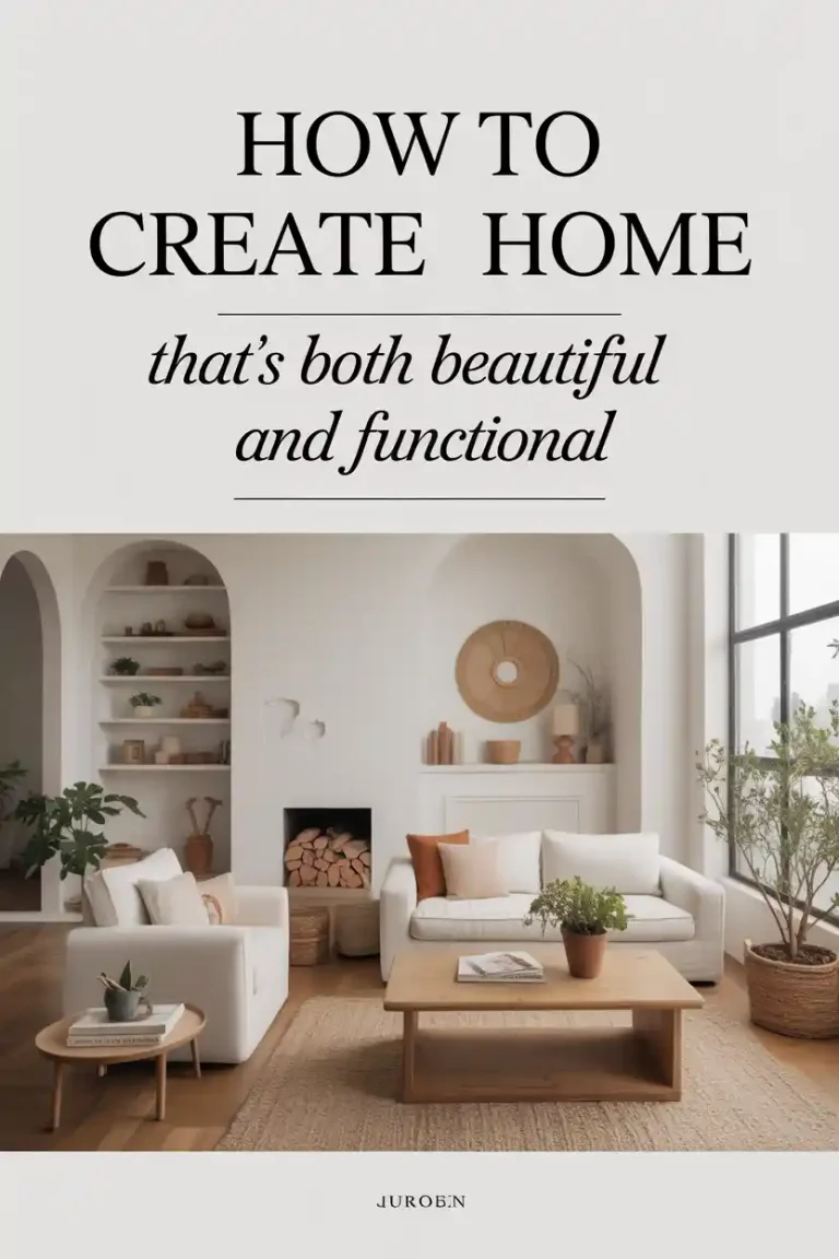 How to Create a Home That’s Both Beautiful and Functional