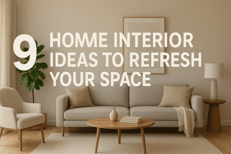 9 Home Interior Ideas to Refresh Your Space