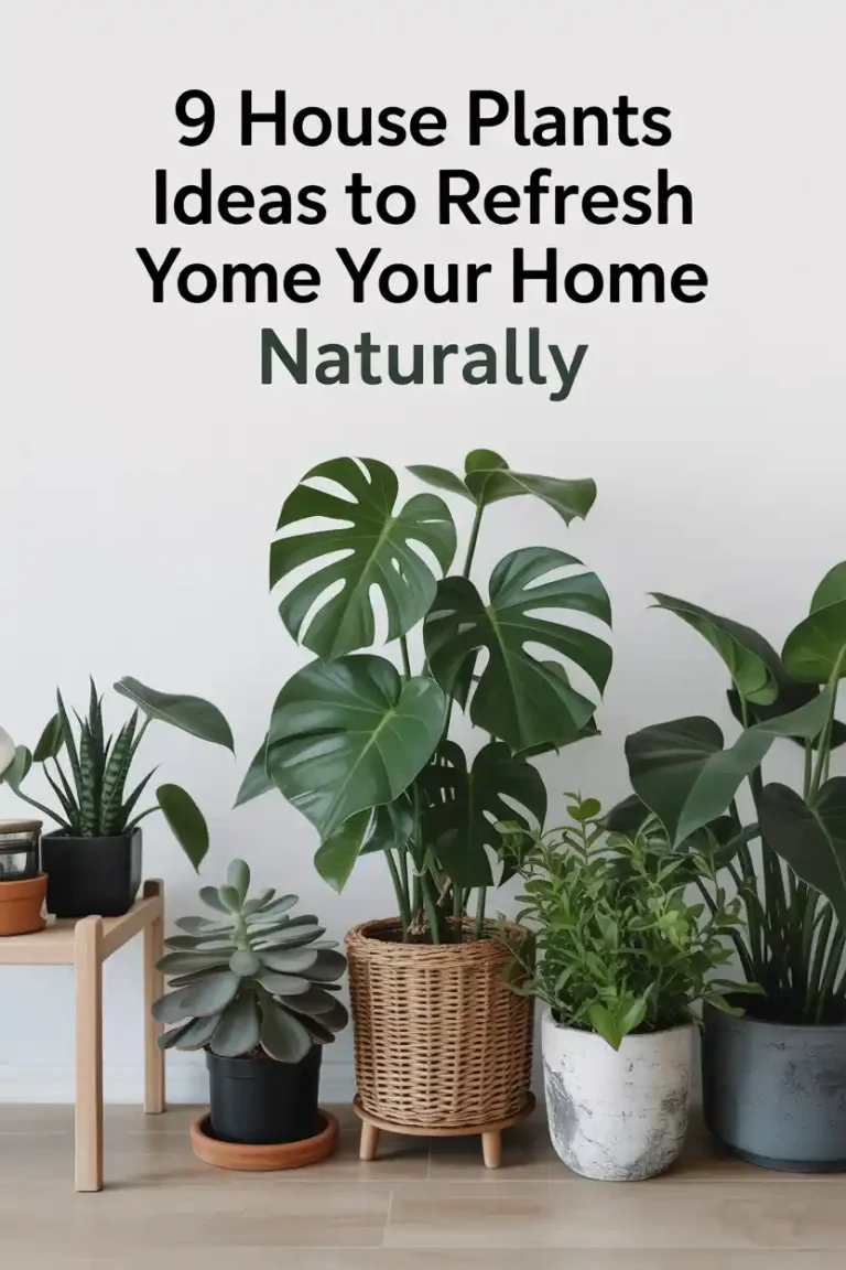 9 House Plants Ideas to Refresh Your Home Naturally