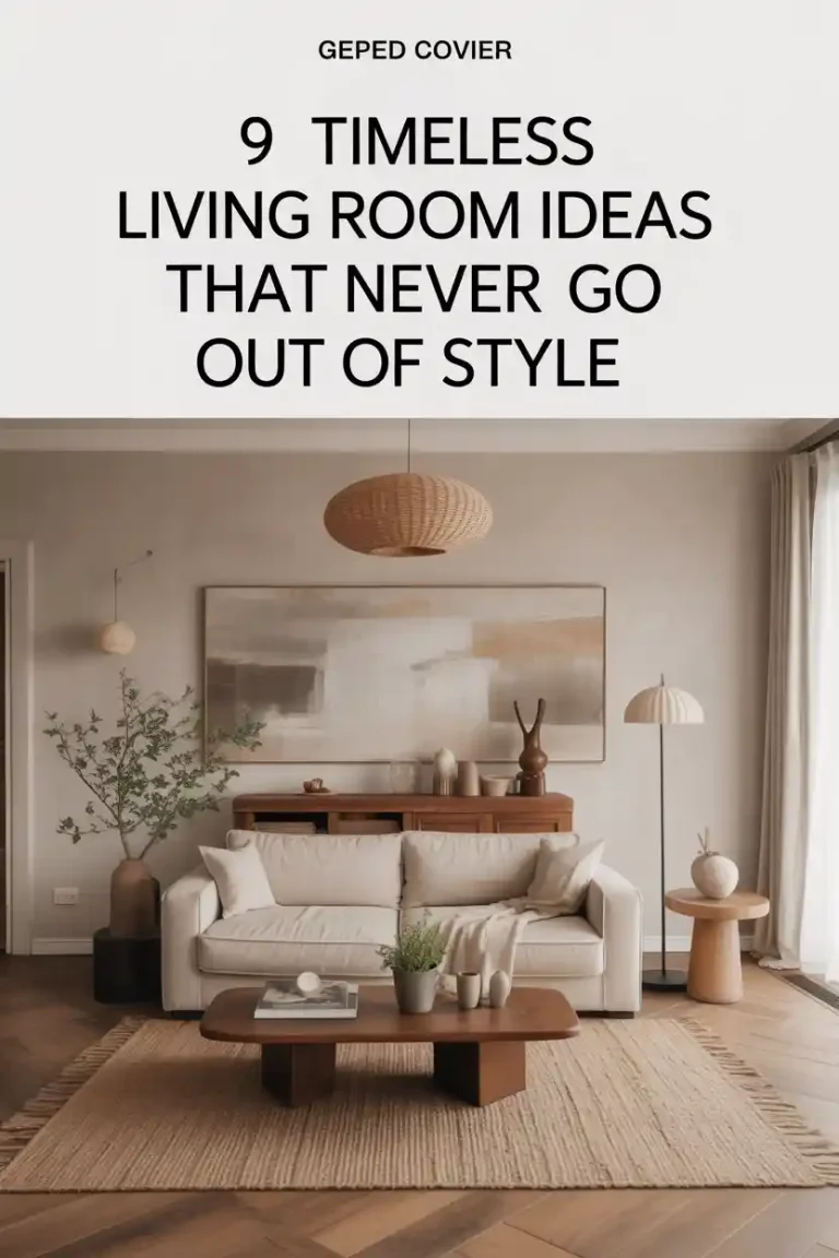 9 Timeless Living Room Ideas That Never Go Out of Style
