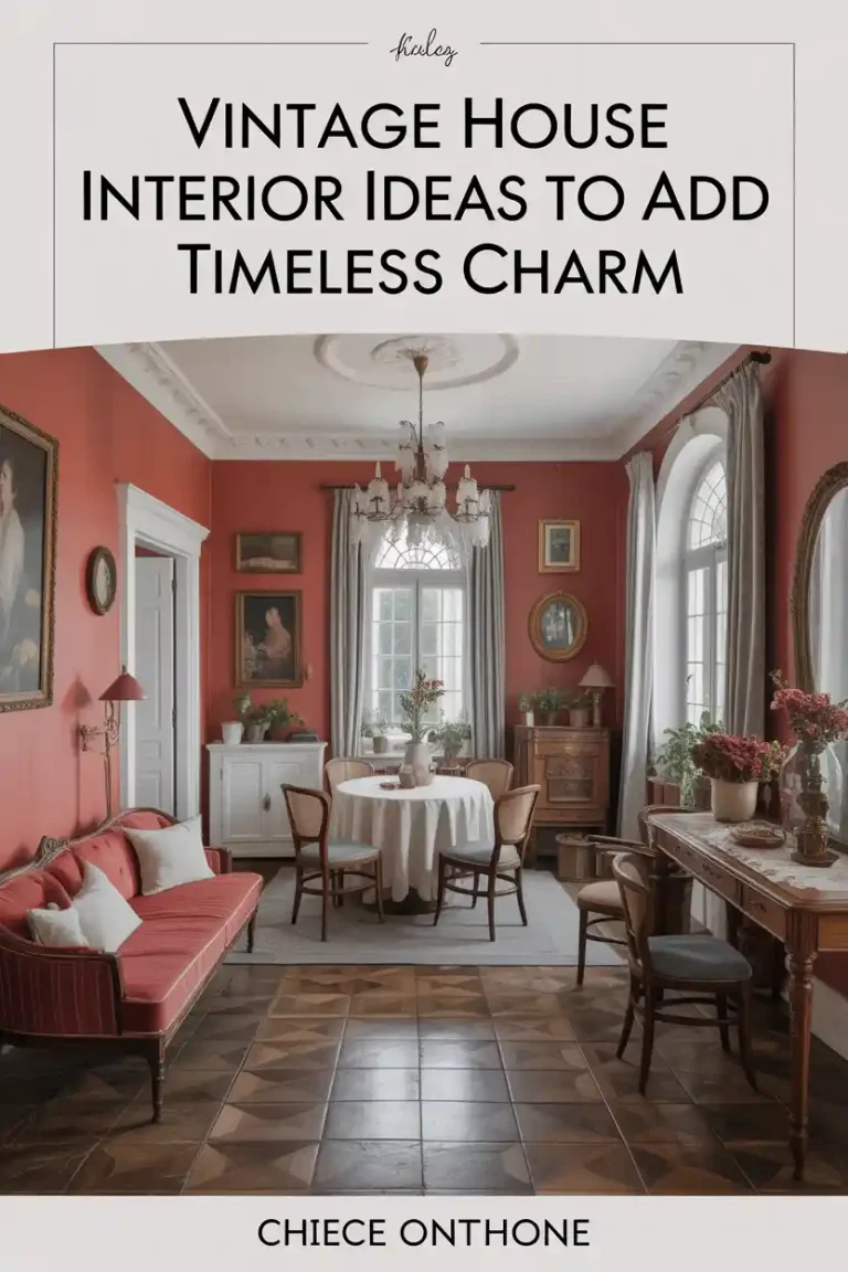 9 Vintage House Interior Ideas to Add Timeless Charm