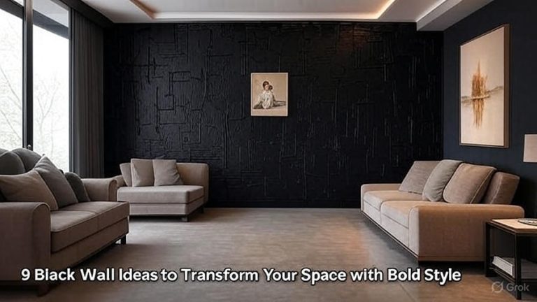 9 Black Wall Ideas to Transform Your Space with Bold Style
