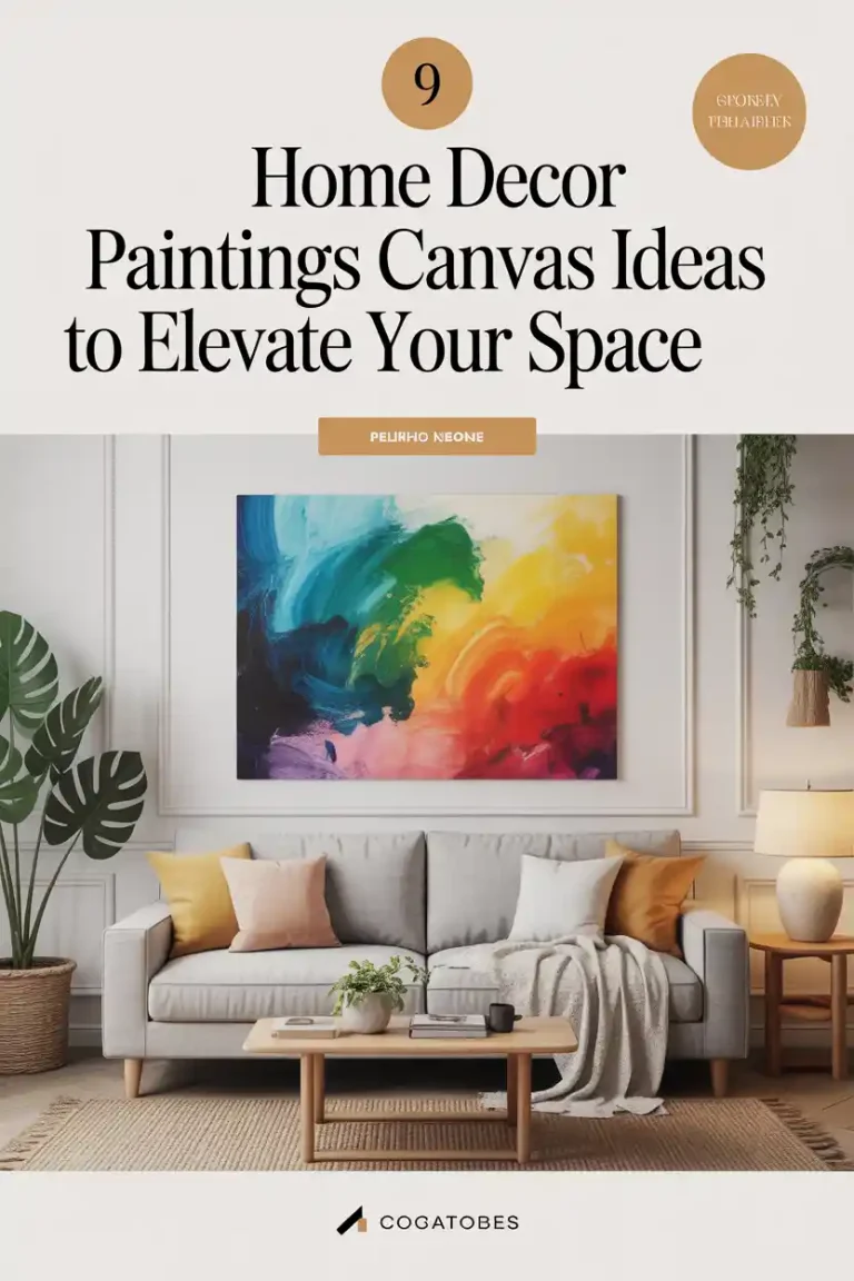 9 Home Decor Paintings Canvas Ideas to Elevate Your Space