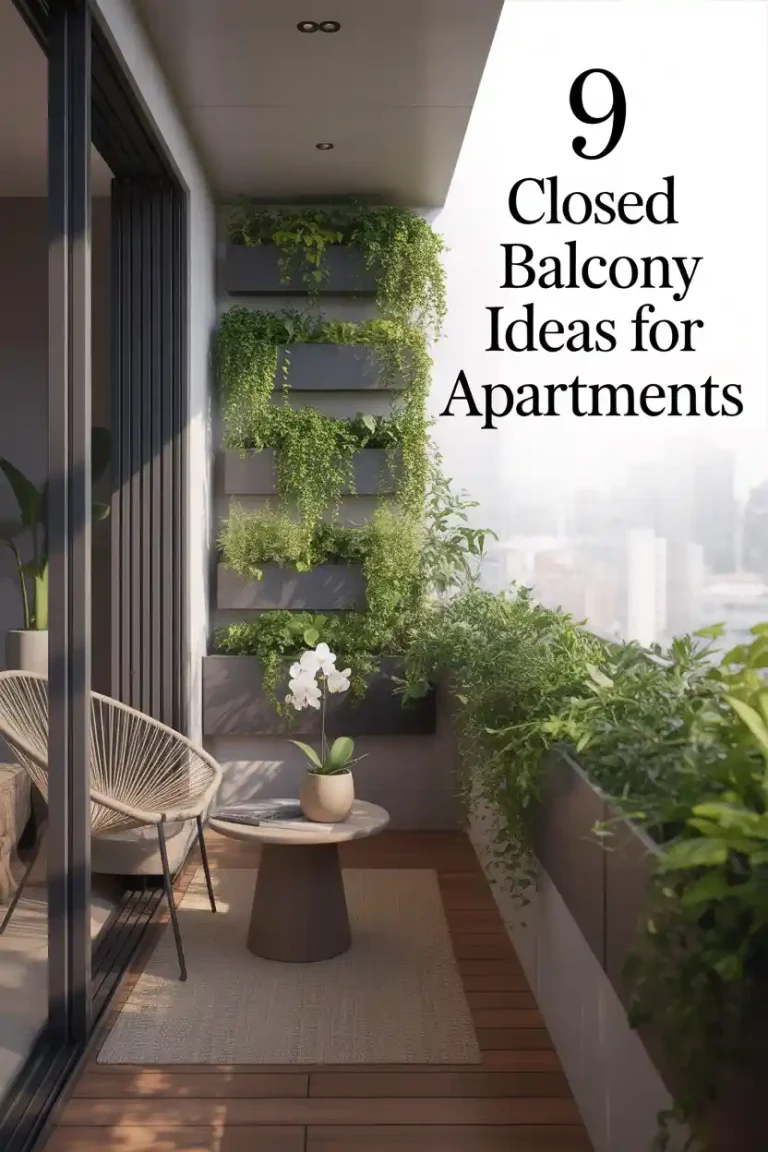 9 Closed Balcony Ideas for Apartments