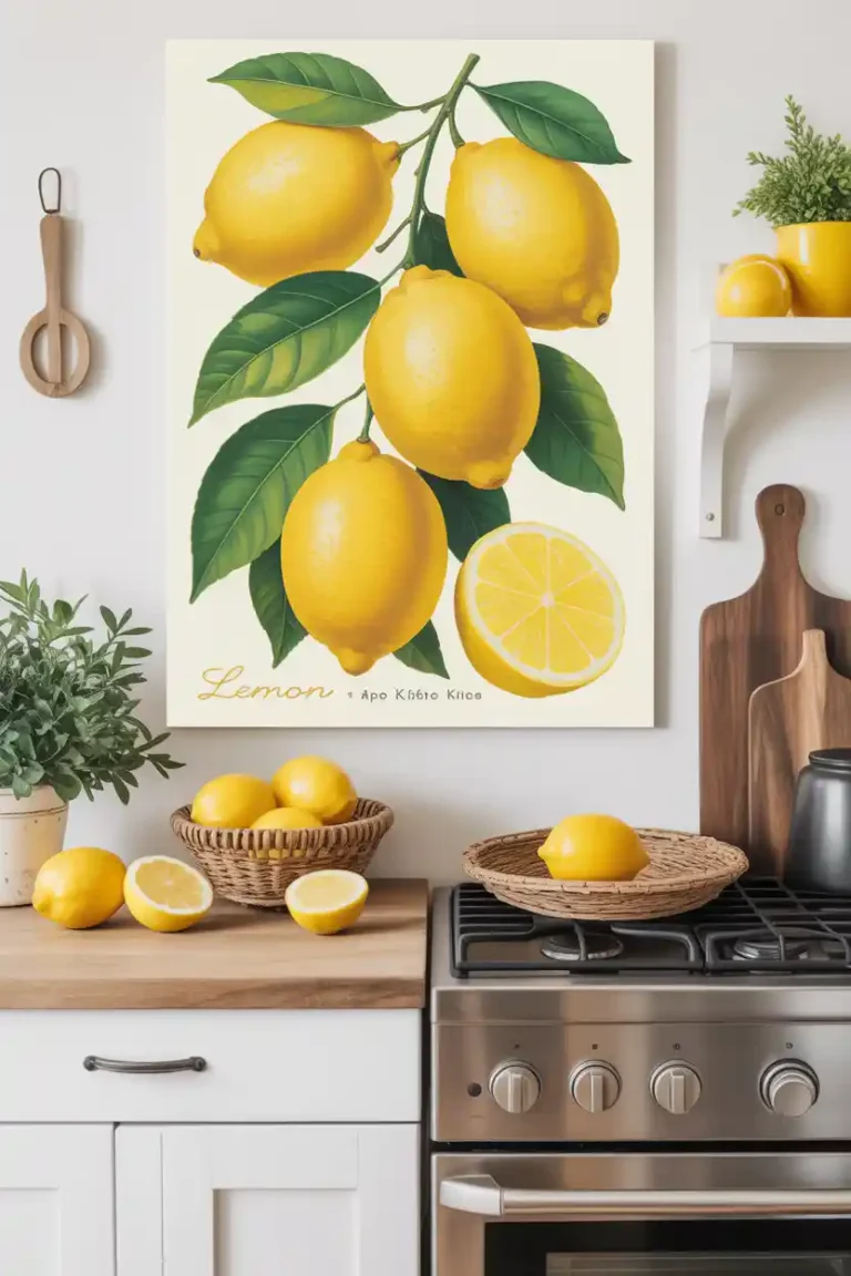 9 Lemon Kitchen Decor Ideas to Brighten Your Space