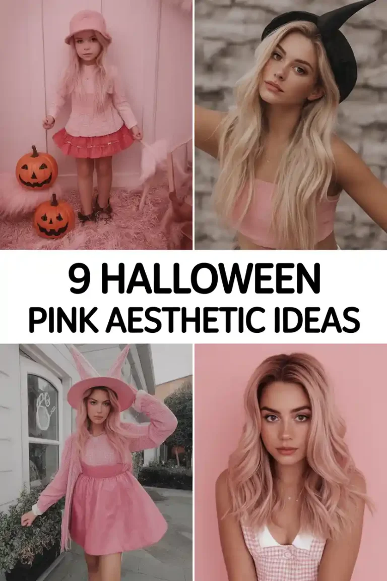 9 Halloween Pink Aesthetic Ideas to Add a Sweet & Spooky Vibe
