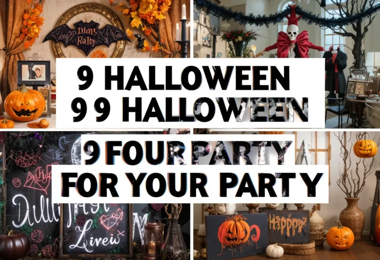 9 Halloween Decorations for Your Party