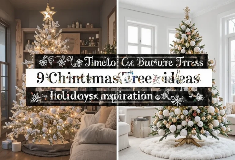 9 Christmas Tree Ideas White: Elegant and Timeless Holiday Inspirations