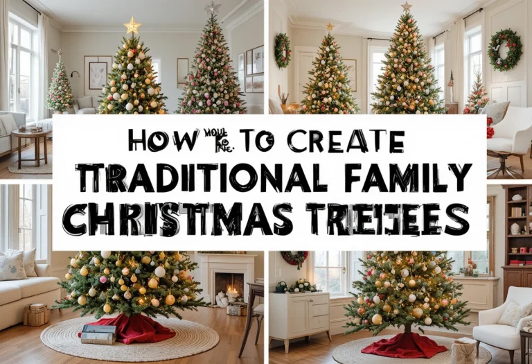 How to Create Traditional Family Christmas Tree Ideas That Feel Timeless and Cozy