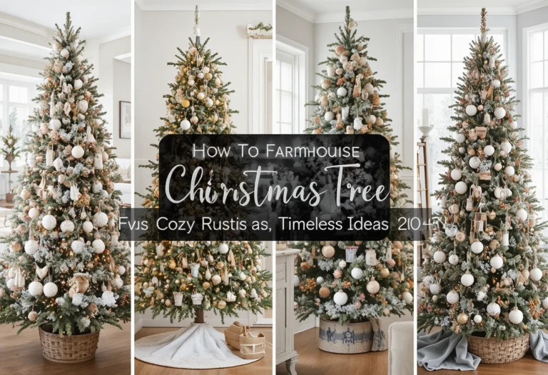 How to Farmhouse Christmas Tree Decorations: Cozy, Rustic, and Timeless Ideas for 2025