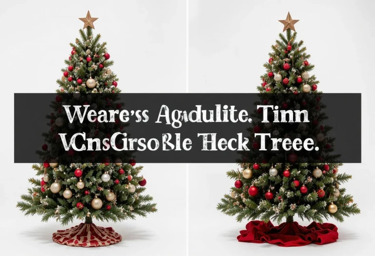 How to Vintage Red and Green Christmas Tree: A Timeless Holiday Classic