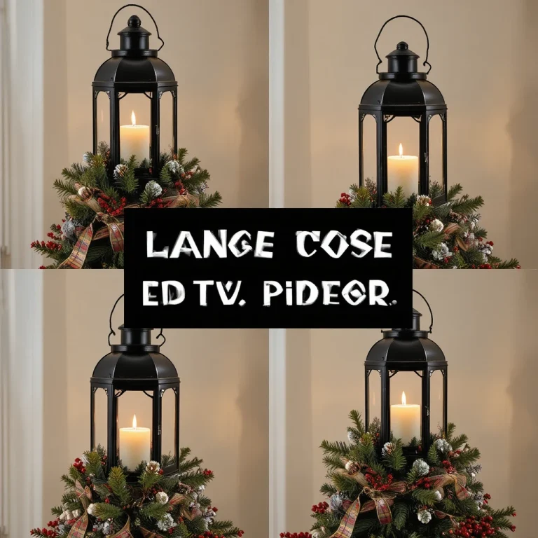 9 Christmas Tree Topper Ideas: Farmhouse Traditional Red and Green