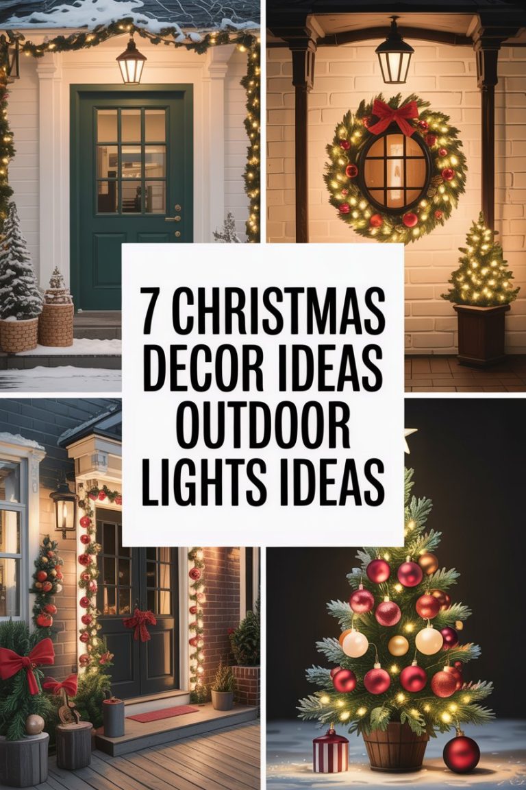 7 Christmas Decor Ideas: Outdoor Lights Ideas