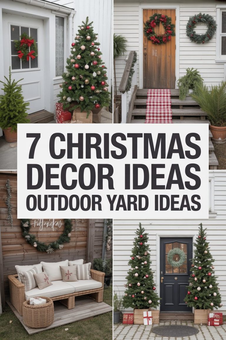 7 Outdoor Christmas Yard Décor Ideas to Make Your Home Shine Bright