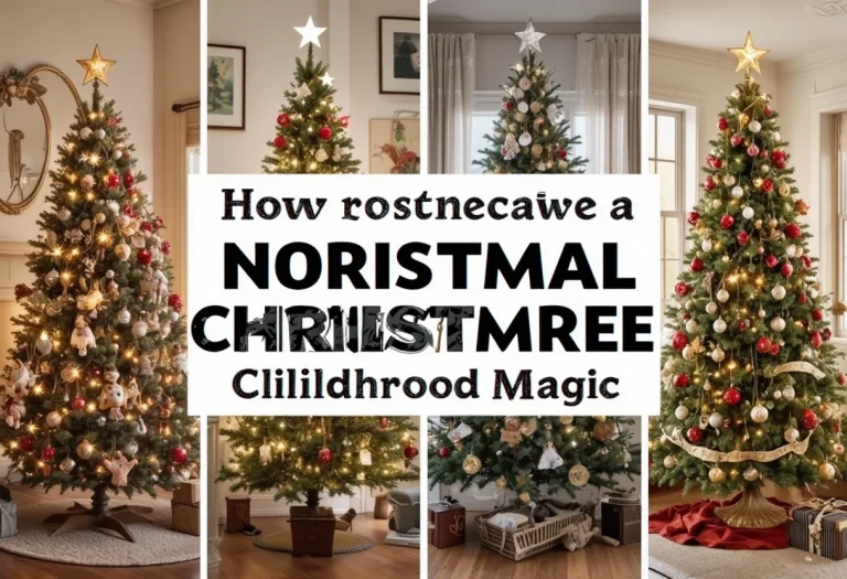 How to Create a Nostalgic Christmas Tree That Feels Like Childhood Magic