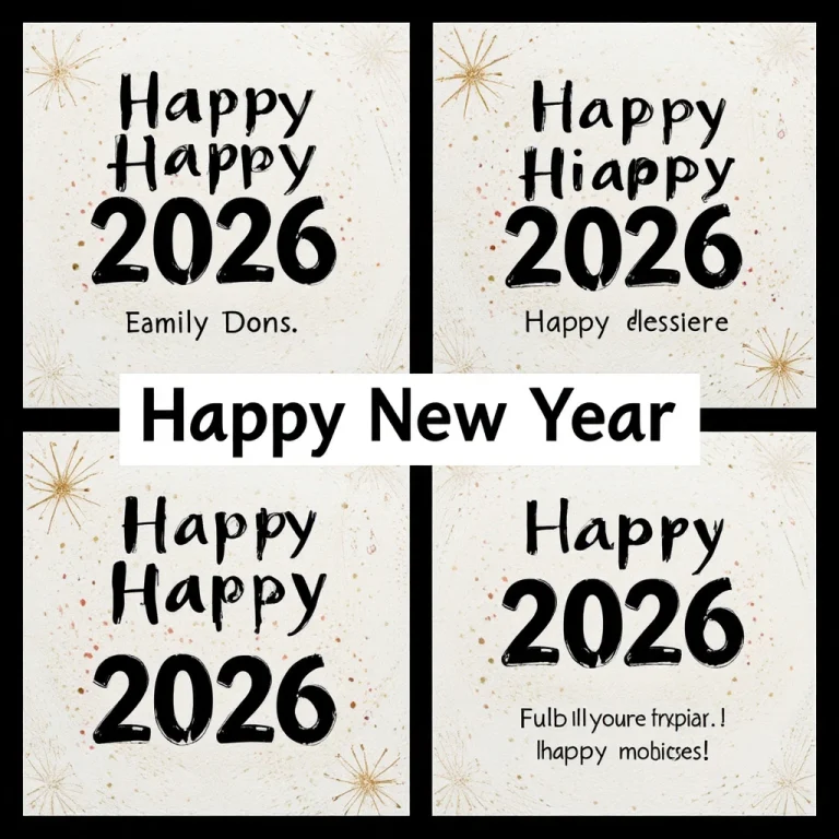 9 Happy New Year 2026 Status
