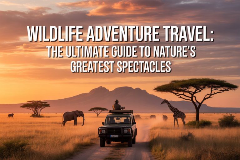 Wildlife Adventure Travel: The Ultimate Guide to Nature’s Greatest Spectacles