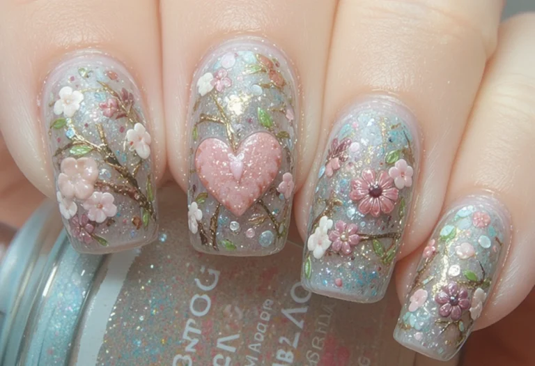 How to Valentine’s Day Nailsnailfluent