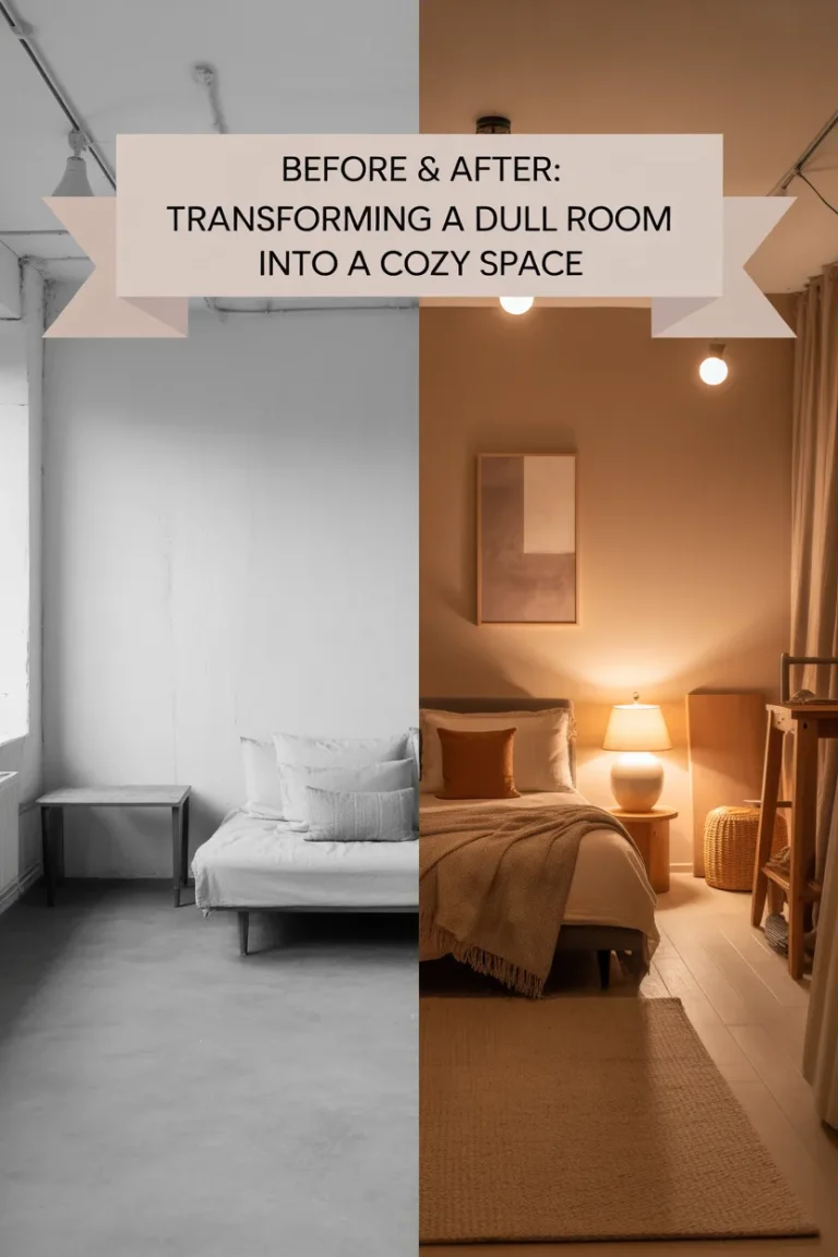 Before & After: Transforming a Dull Room into a Cozy Space