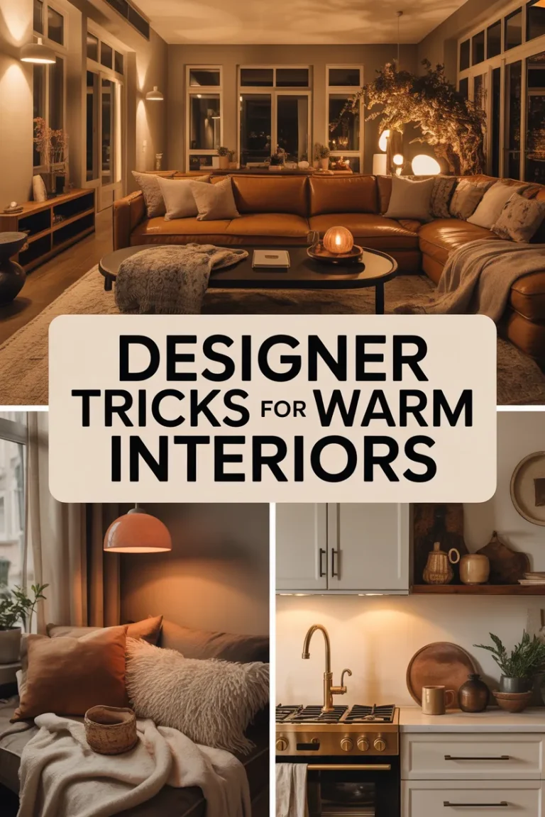 Designer Tricks for Warm Interiors